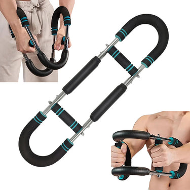 Adjustable Twister Arm & Chest Expander – Forearm, Triceps & Upper Body Strength Trainer for Home Workouts